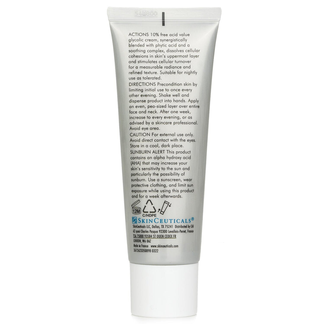 Skin Ceuticals Glycolic 10 Renew Overnight 50ml