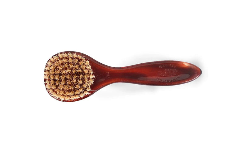 Bass Brushes Deluxe 100% Natural Facial Cleansing Brush – Acrylic Handle (Assorted Colors) Bass Brushes