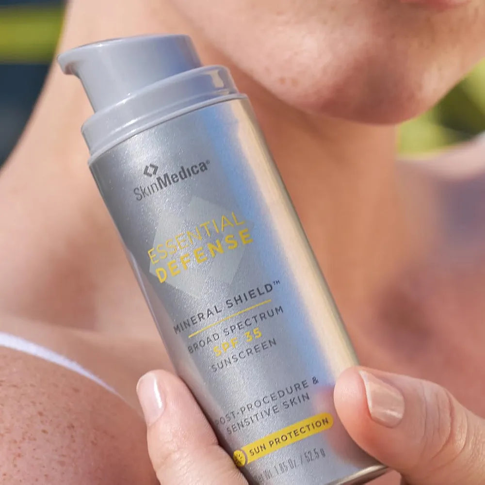 SkinMedica Essential Defense Mineral Shield SPF Sunscreen for Face. This Lightweight, Facial Sunscreen is Ideal for Oily and/or Combination Skin, 1.85 Oz