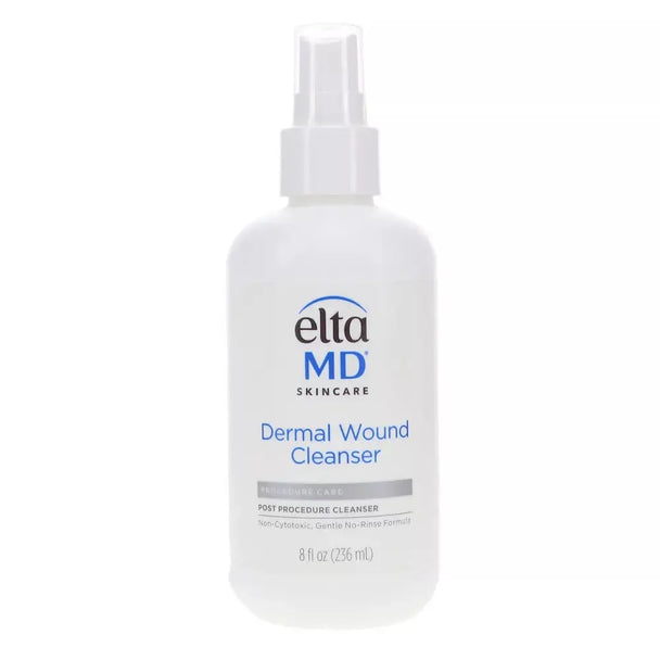 Elta MD Dermal Wound Cleanser bottle on a white background