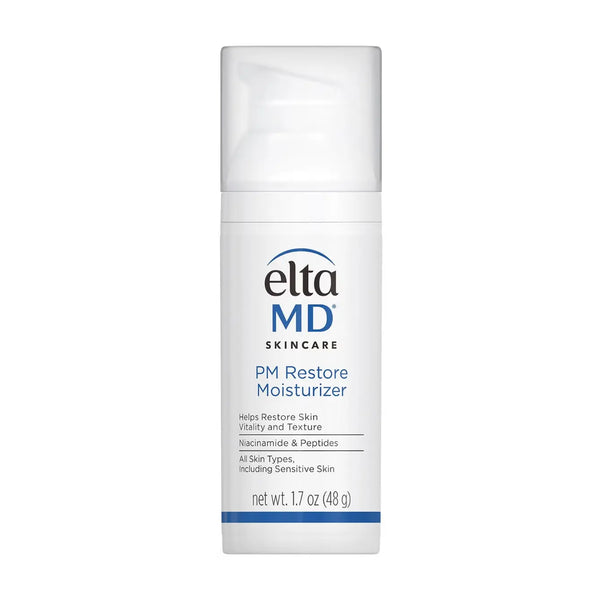 Eltma MD skincare moisturizer bottle on a white background