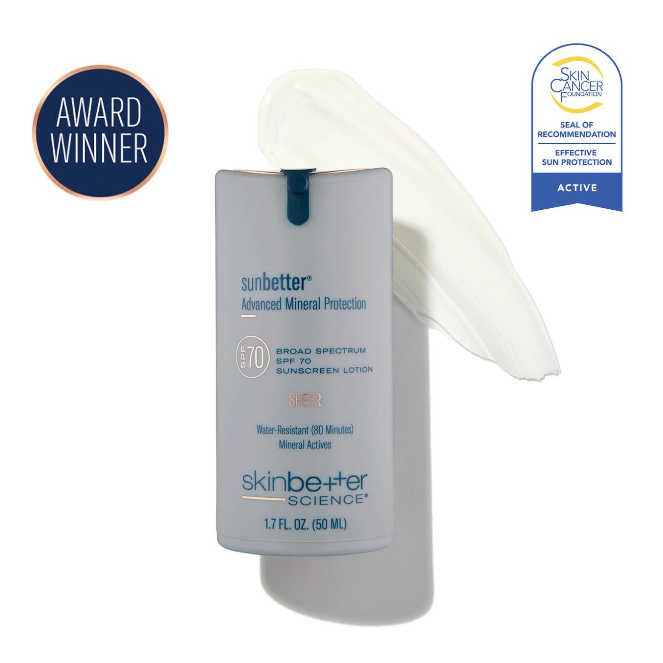 Skinbetter Science - Sunbetter SHEER SPF 70 Sunscreen Lotion