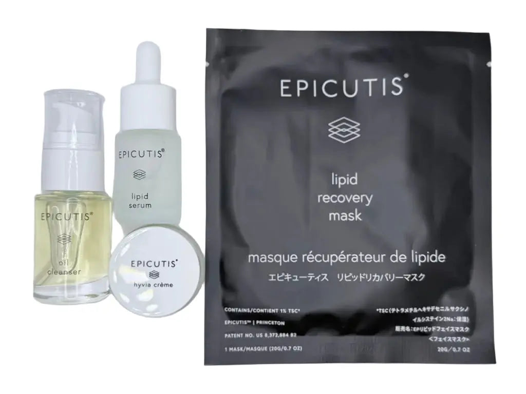 Epicutis Recovery Care Set – Post-Procedure Calming Kit (Oil Cleanser, Lipid Serum, Hyvia Crème & Mask) Epicutis