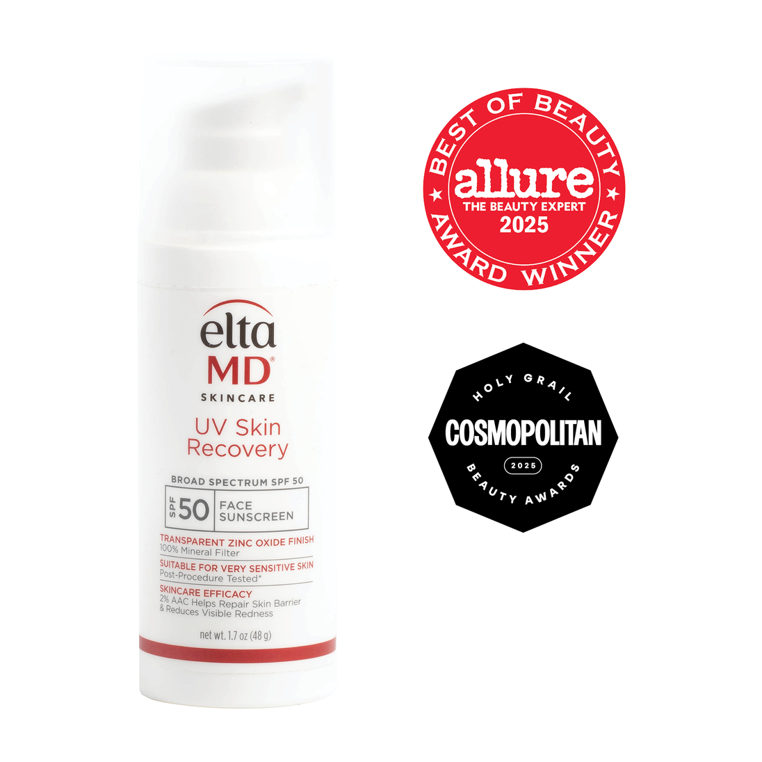 EltaMD UV Skin Recovery Broad Spectrum SPF 50 Face Sunscreen