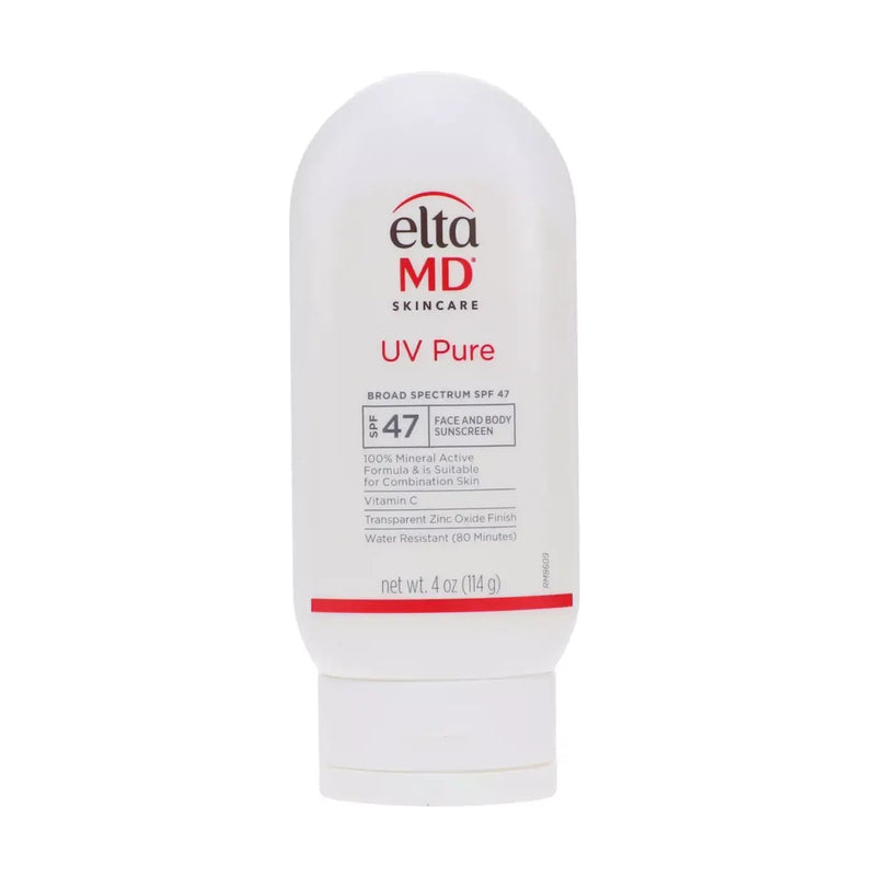 Elta MD UV Pure sunscreen tube on a white background
