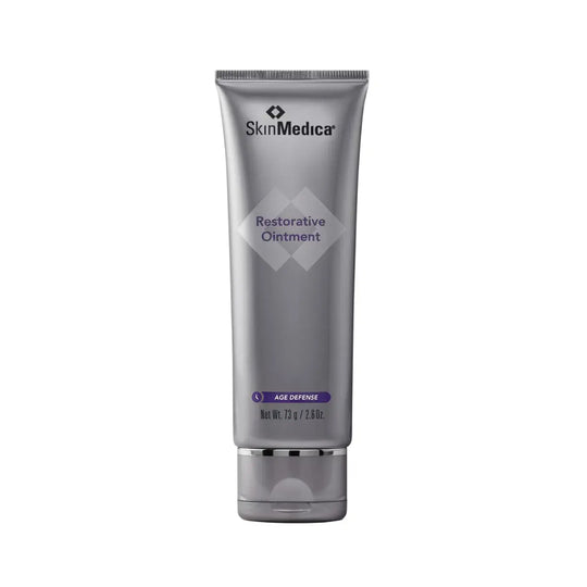 Tube of SkinMedica Restorative Ointment on a white background