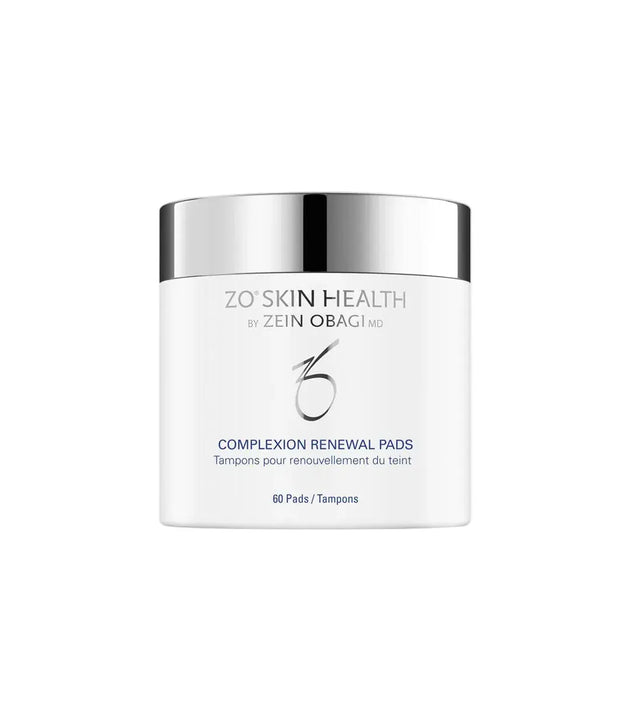 ZO Skin Health Complexion Renewal Pads container on a white background