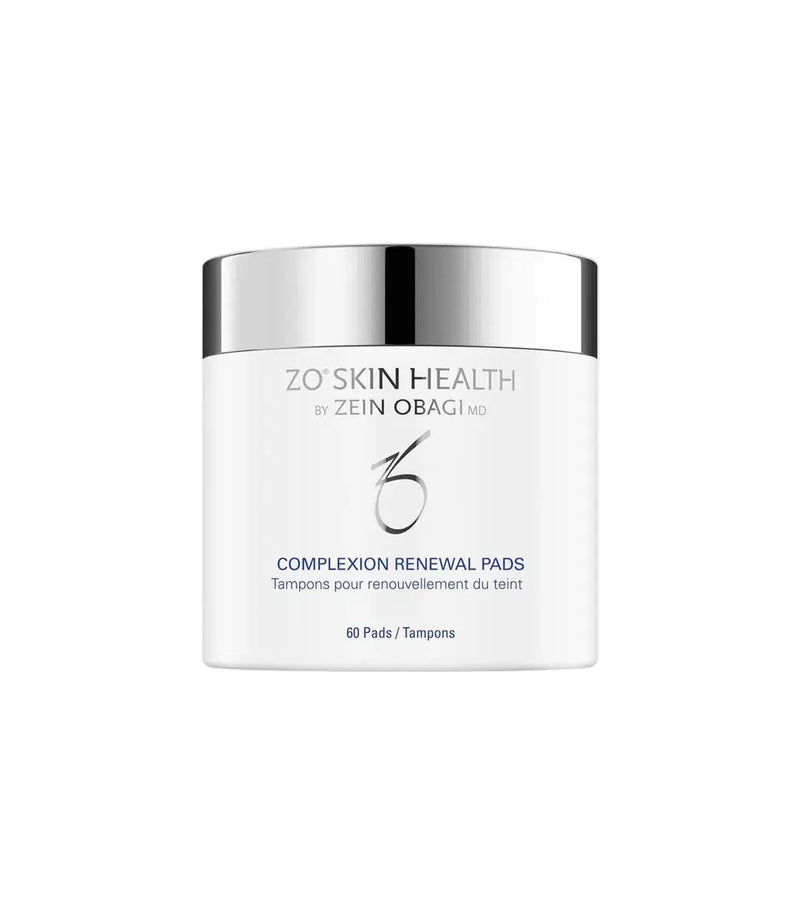 ZO Skin Health Complexion Renewal Pads container on a white background